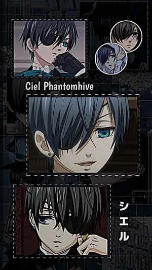 Stylish Ciel Phantomhive From Black Butler Wallpaper