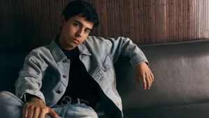 Stylish Denim Jacket Portrait Wallpaper