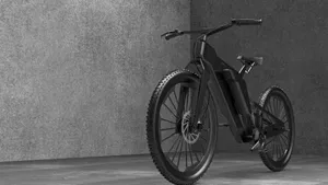 Stylish Electric Bike In Urban Setting Wallpaper