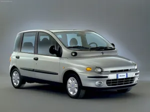 Stylish Fiat Multipla In Urban Landscape Wallpaper