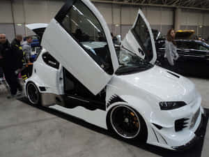 Stylish Fiat Punto In Action Wallpaper