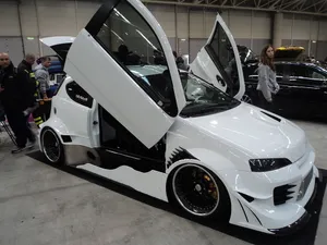 Stylish Fiat Punto In Action Wallpaper