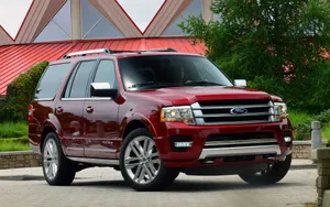 Stylish Ford Expedition Suv On An Adventurous Road Trip Wallpaper