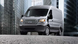 Stylish Ford Transit On The Road Wallpaper