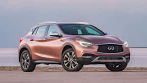 Stylish Infiniti Qx30 In High Quality Aesthetic Wallpaper