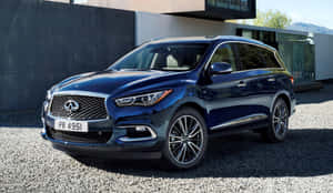 Stylish Infiniti Qx60 In Motion Wallpaper