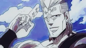 Stylish Jean Pierre Polnareff In Action Wallpaper