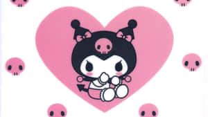 Stylish Kuromi Pattern Wallpaper Wallpaper