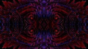 Stylish Living Room Featuring A Qled Tv Wallpaper