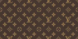 Stylish Louis Vuitton Pattern For Modern Statement Wallpaper