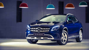 Stylish Mercedes-benz Gla-class In Motion Wallpaper