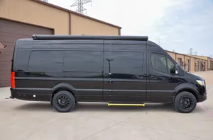 Stylish Mercedes Benz Sprinter Parked Outdoors Wallpaper