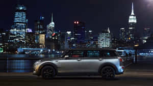 Stylish Mini Cooper S Clubman All4 In Action Wallpaper