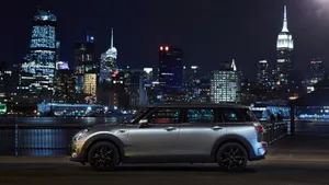 Stylish Mini Cooper S Clubman All4 In Action Wallpaper