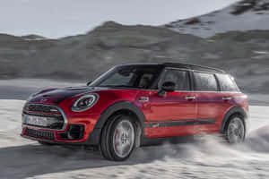 Stylish Mini Cooper S Clubman All4 On The Road Wallpaper