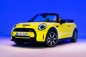 Stylish Mini Cooper S Convertible On The Road Wallpaper
