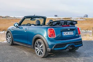 Stylish Mini Cooper S Convertible With Top-down Enjoyment Wallpaper