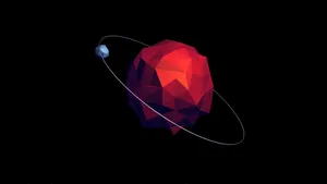 Stylish Neon Blue And White Wallpaper Wallpaper