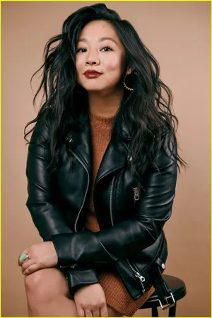 Stylish Portrait Leather Jacket Wallpaper