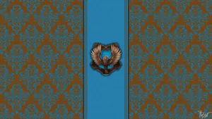 Stylish Ravenclaw Crest Wallpaper
