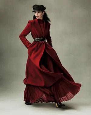 Stylish Red Clothing For An Elegant Look Wallpaper