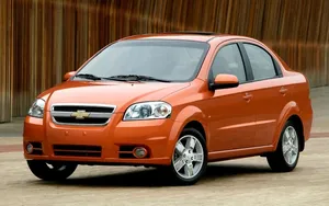 Stylish Red Compact Car Parked Outdoors Wallpaper