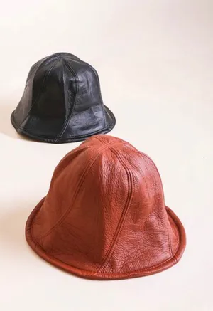 Stylish Red Hat With A Black Ribbon Wallpaper