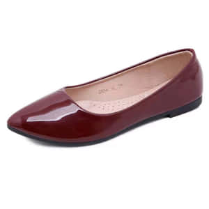 Stylish Red High Heels On White Background Wallpaper