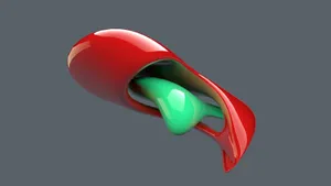 Stylish Red Shoes On White Background Wallpaper