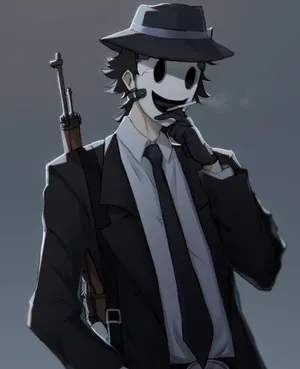 Stylish_ Sniper_ Mask_ Character_ Art Wallpaper