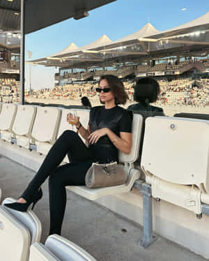 Stylish Spectatorat Stadium Wallpaper