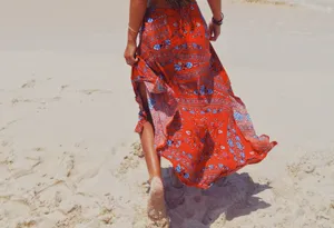 Stylish Summer Ensemble For Women Wallpaper