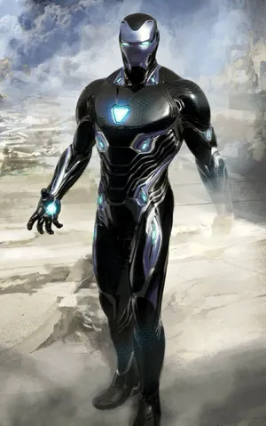 Stylish Vibranium Suit - Marvel's Strongest Material Wallpaper