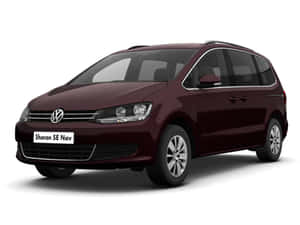 Stylish Volkswagen Sharan On The Road Wallpaper