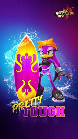 Stylish Wave The Swallow In Action Wallpaper