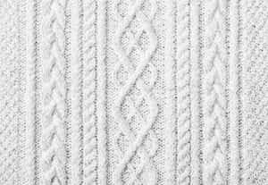 Stylish White Knit Sweater Wallpaper