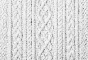 Stylish White Knit Sweater Wallpaper