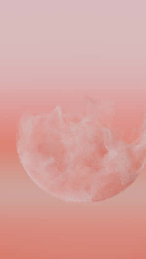 Stylishly Modern, The Peach-toned Iphone Is The Perfect Combination Of Beauty And Functionality Wallpaper