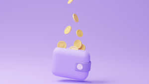 Stylize Your Look With This Purple Wallet Wallpaper