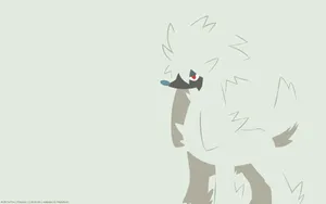 Stylized Furfrou Pokemon Artwork Wallpaper