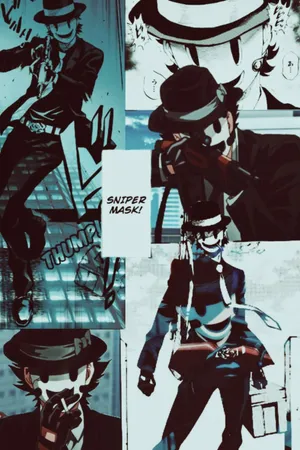 Stylized Sniper Collage Art Wallpaper