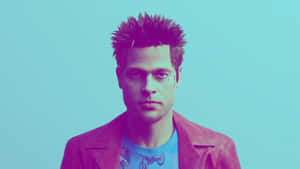 Stylized Tyler Durden Portrait Wallpaper