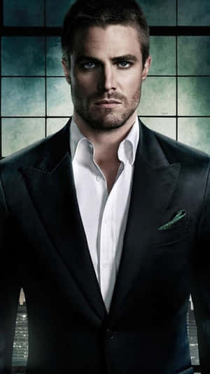 Suave Stephen Amell [wallpaper] Wallpaper