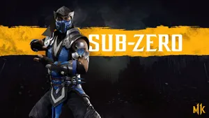 Sub-zero Unleashes His Ice Powers In Mortal Kombat Wallpaper