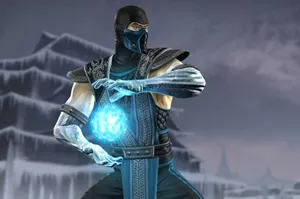 Sub-zero Unleashes Icy Fury In Mortal Kombat Wallpaper