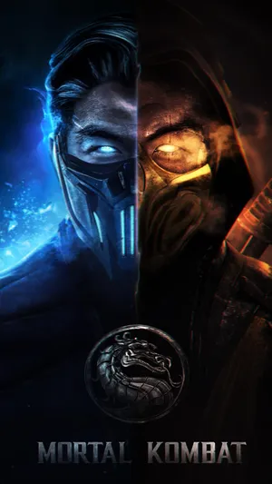 Sub-zero Unleashing His Icy Powers In Mortal Kombat. Wallpaper