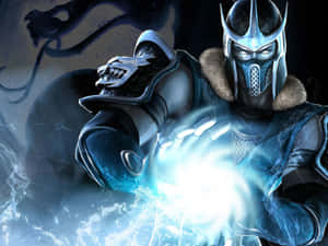Sub-zero Unleashing His Power In Mortal Kombat Wallpaper
