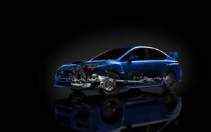 Subaru Impreza X-ray Parts Wallpaper