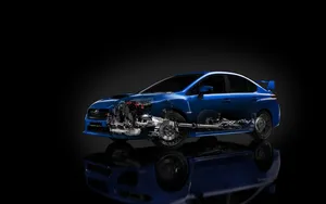 Subaru Impreza X-ray Parts Wallpaper