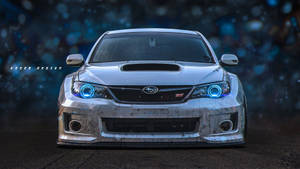 Subaru Pearl White Paint Wallpaper